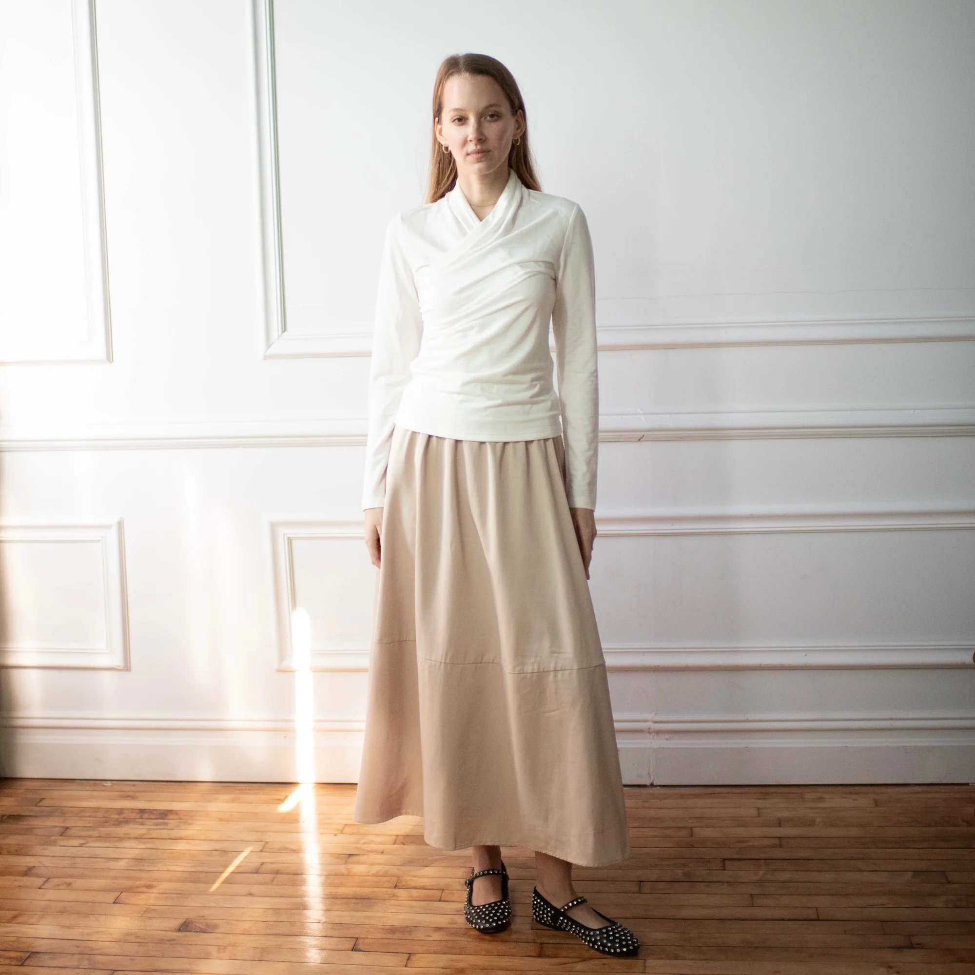 Army Maxi Skirt | Ivory [Final Sale] - Image 3