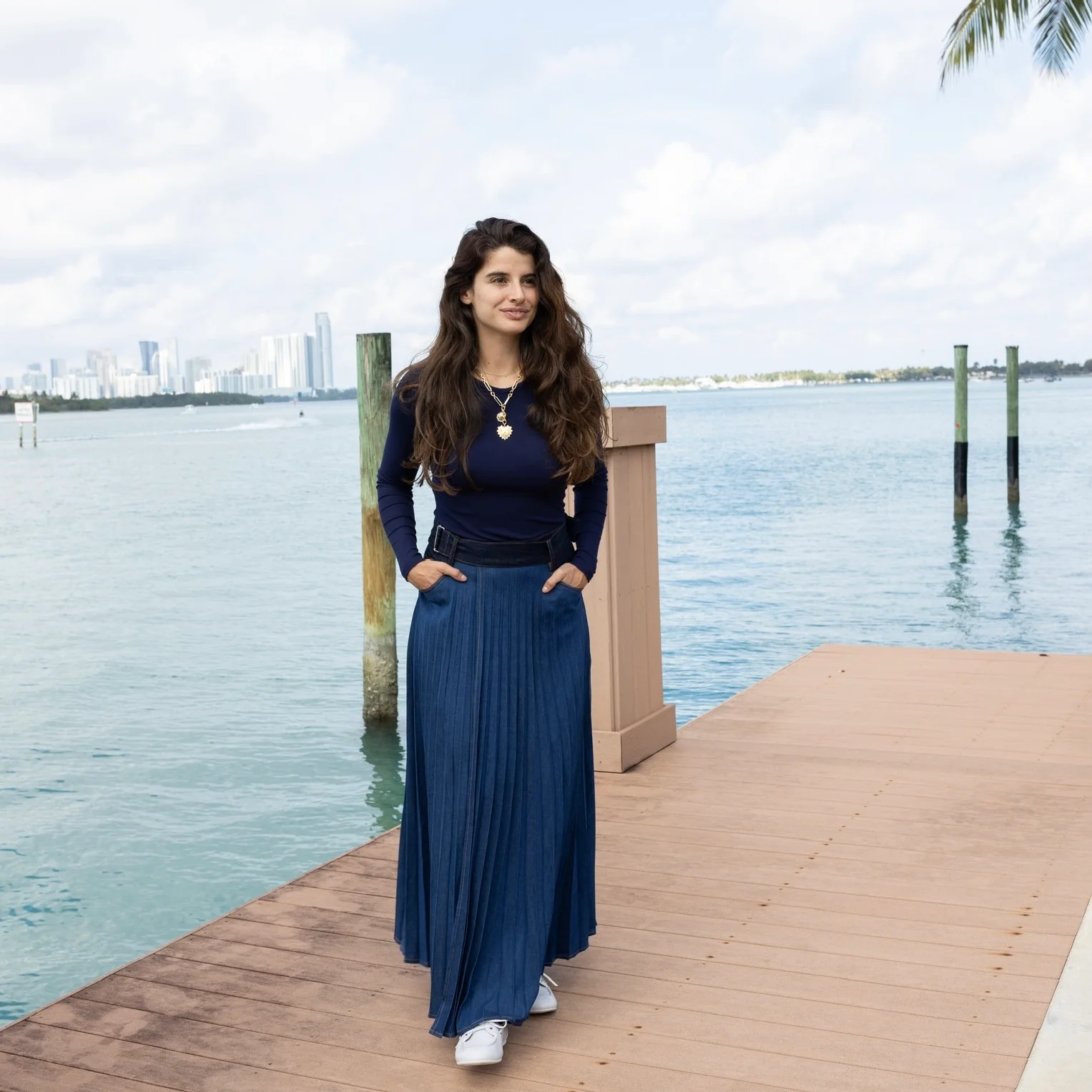 Denim Wrap Skirt | Blue [Final Sale] - Image 4