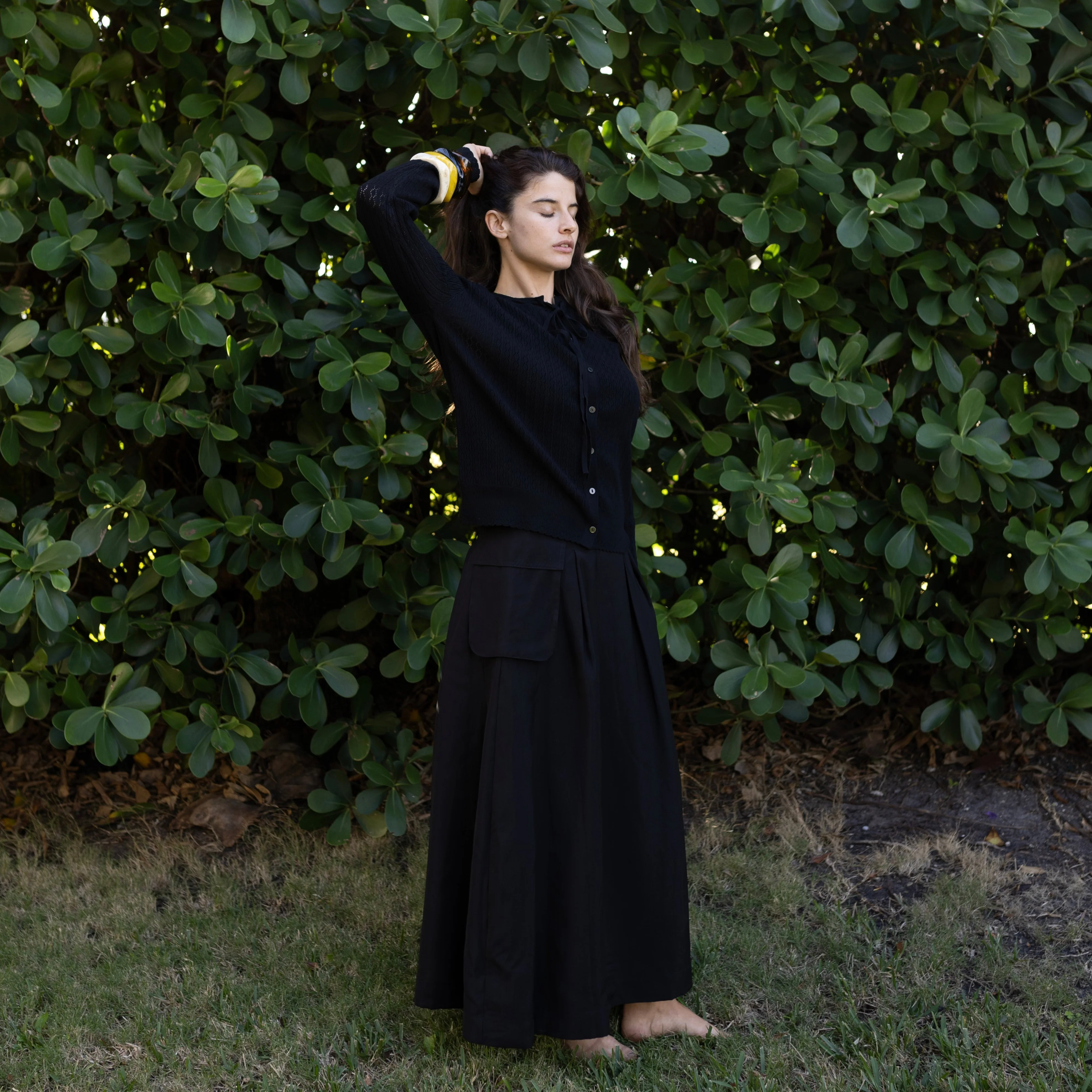 Lete Maxi Skirt | Black [Final Sale] - Image 3