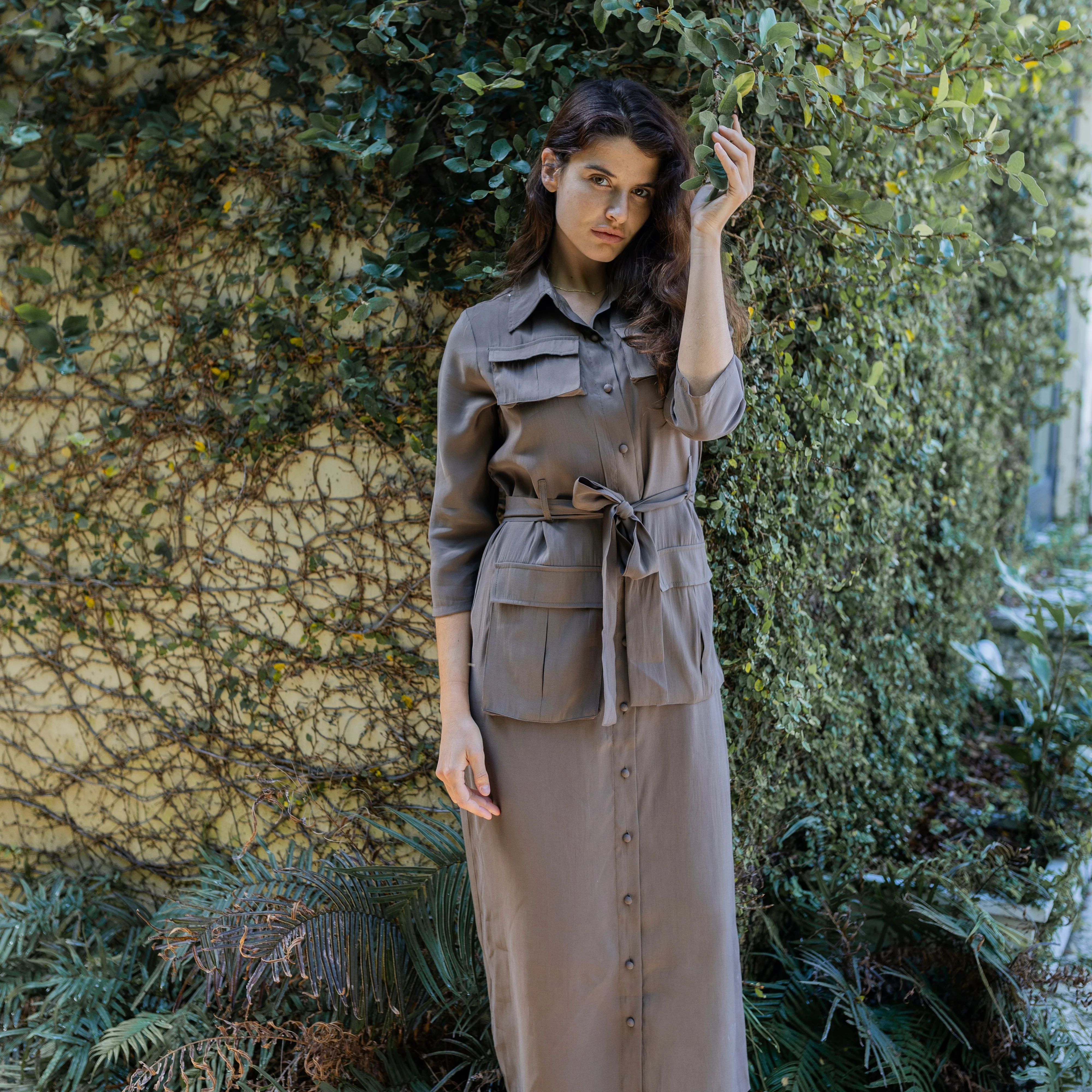 Belted Shirtdress | Brown [Final Sale] - Image 5