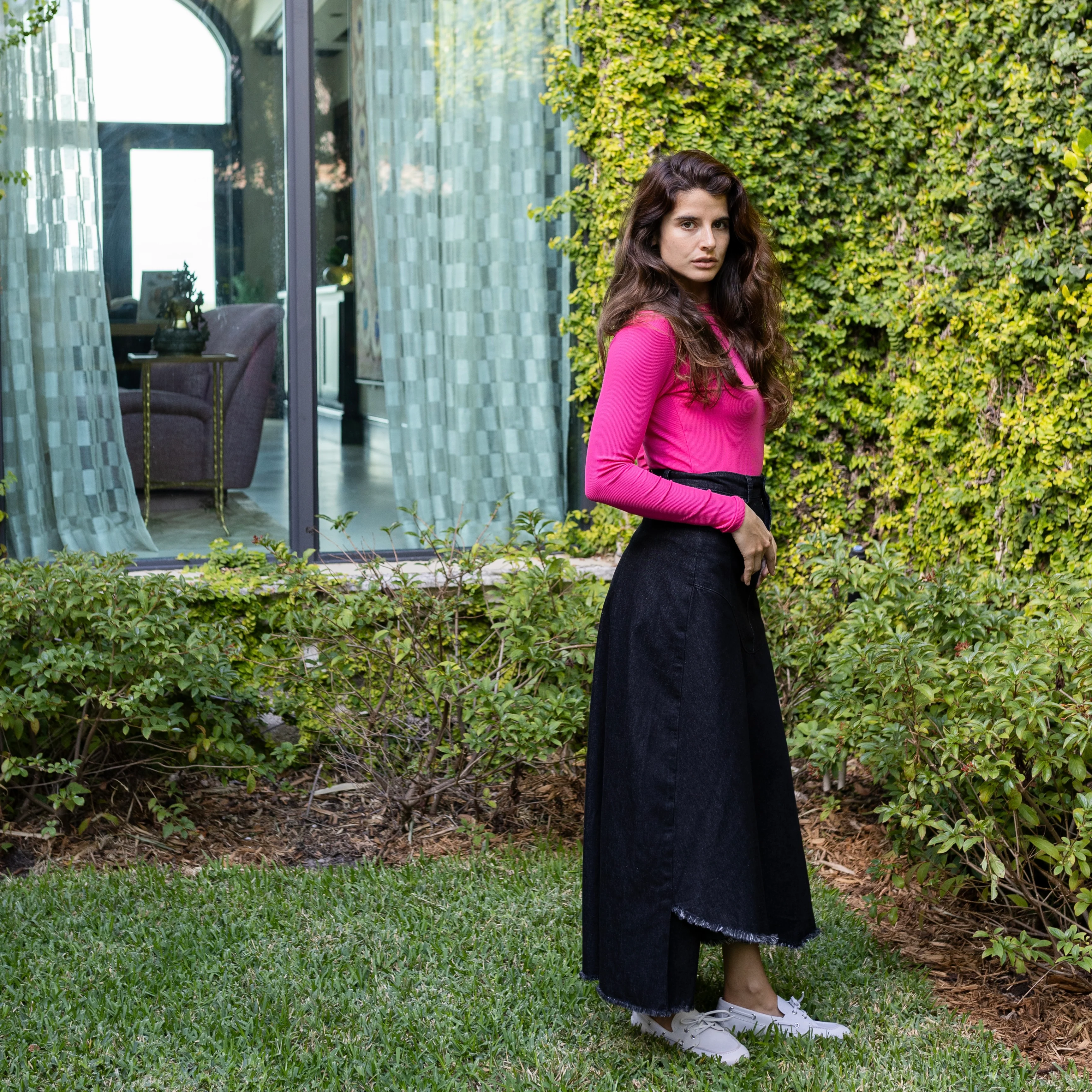 Lily Denim Skirt | Black [Final Sale] - Image 2