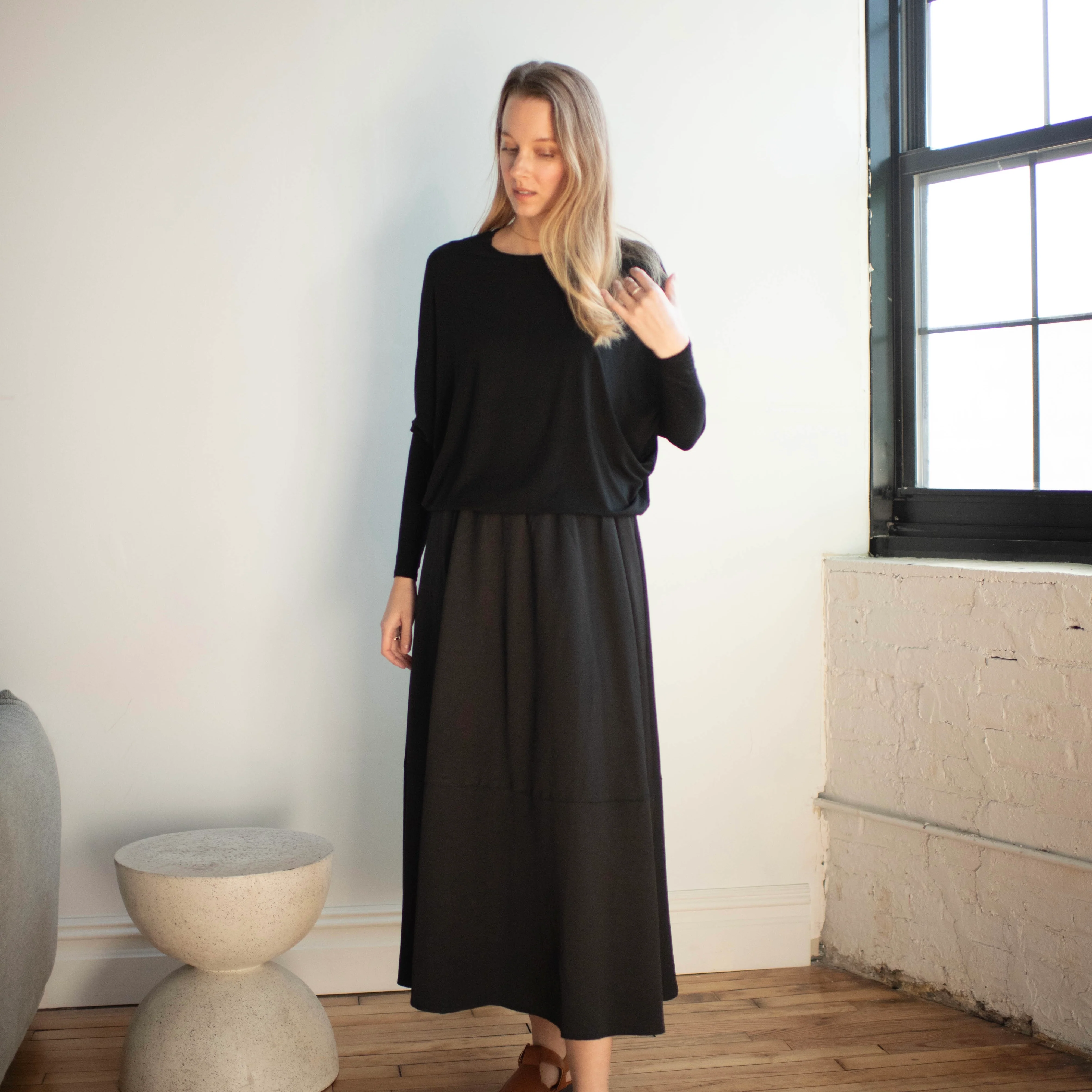 Dolman Tee | Black - Image 3