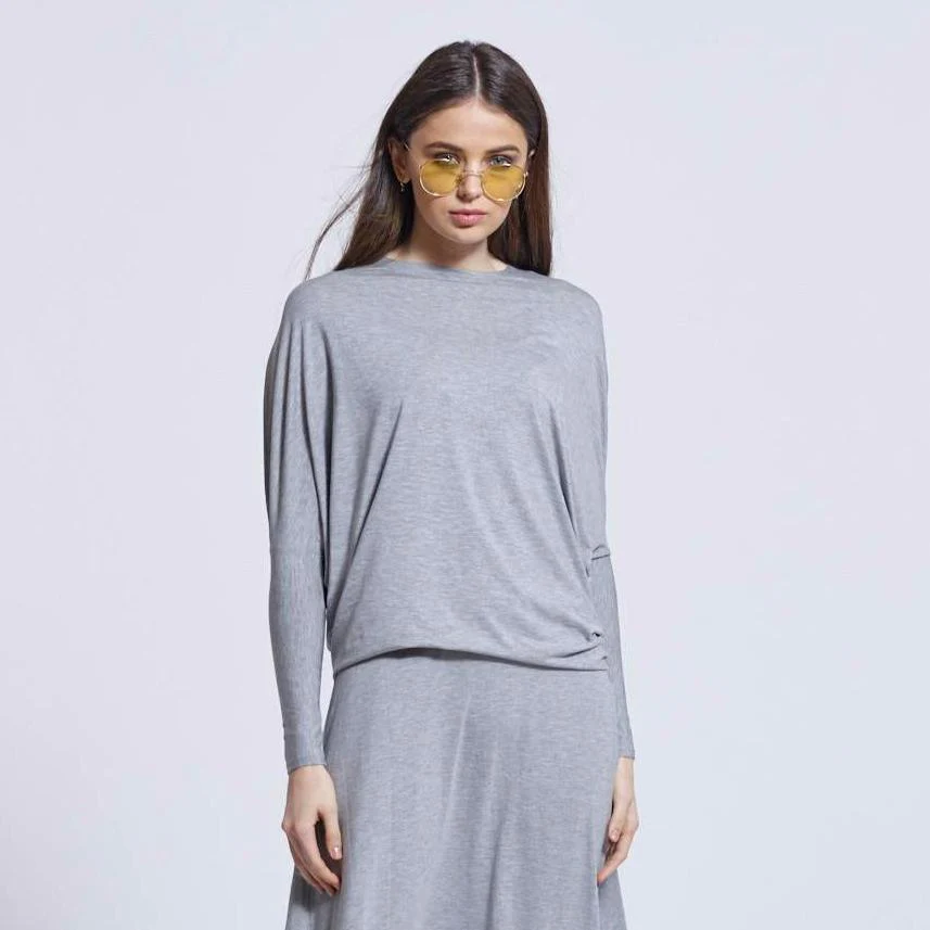 Dolman Tee | Heather Gray - Image 5