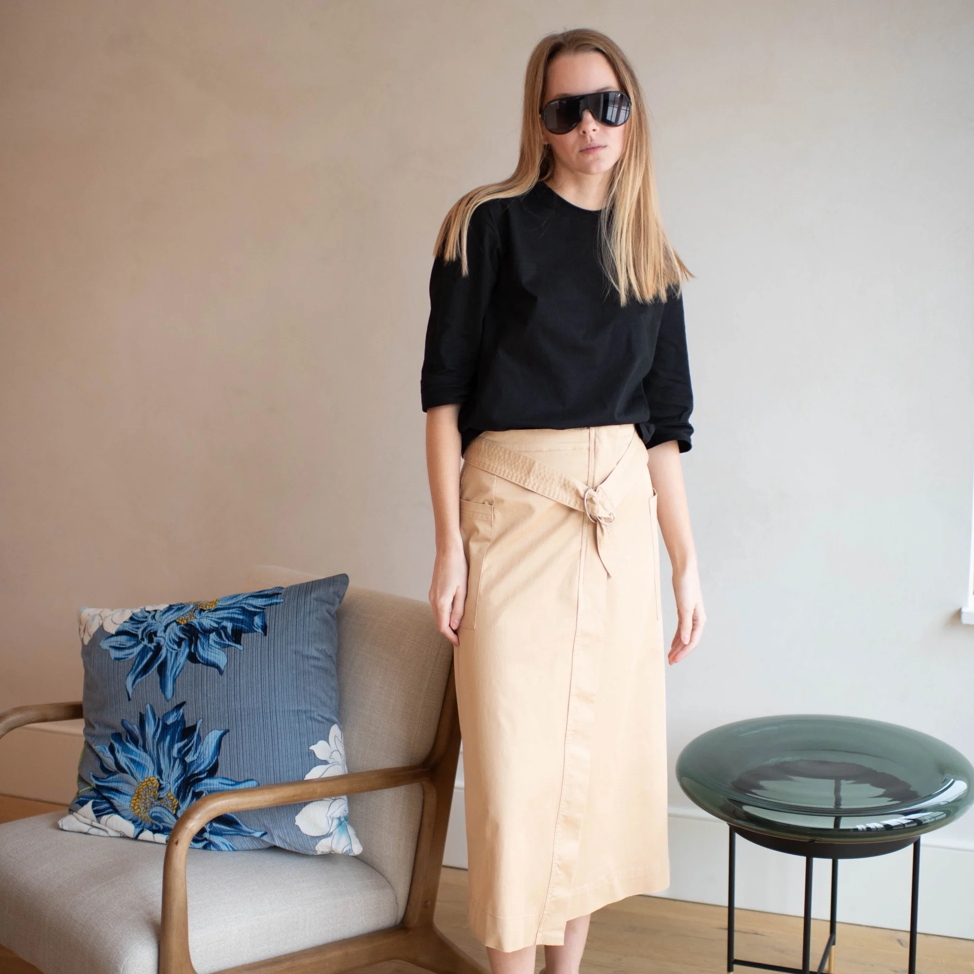 Ana Utility Skirt | Beige [Final Sale] - Image 4