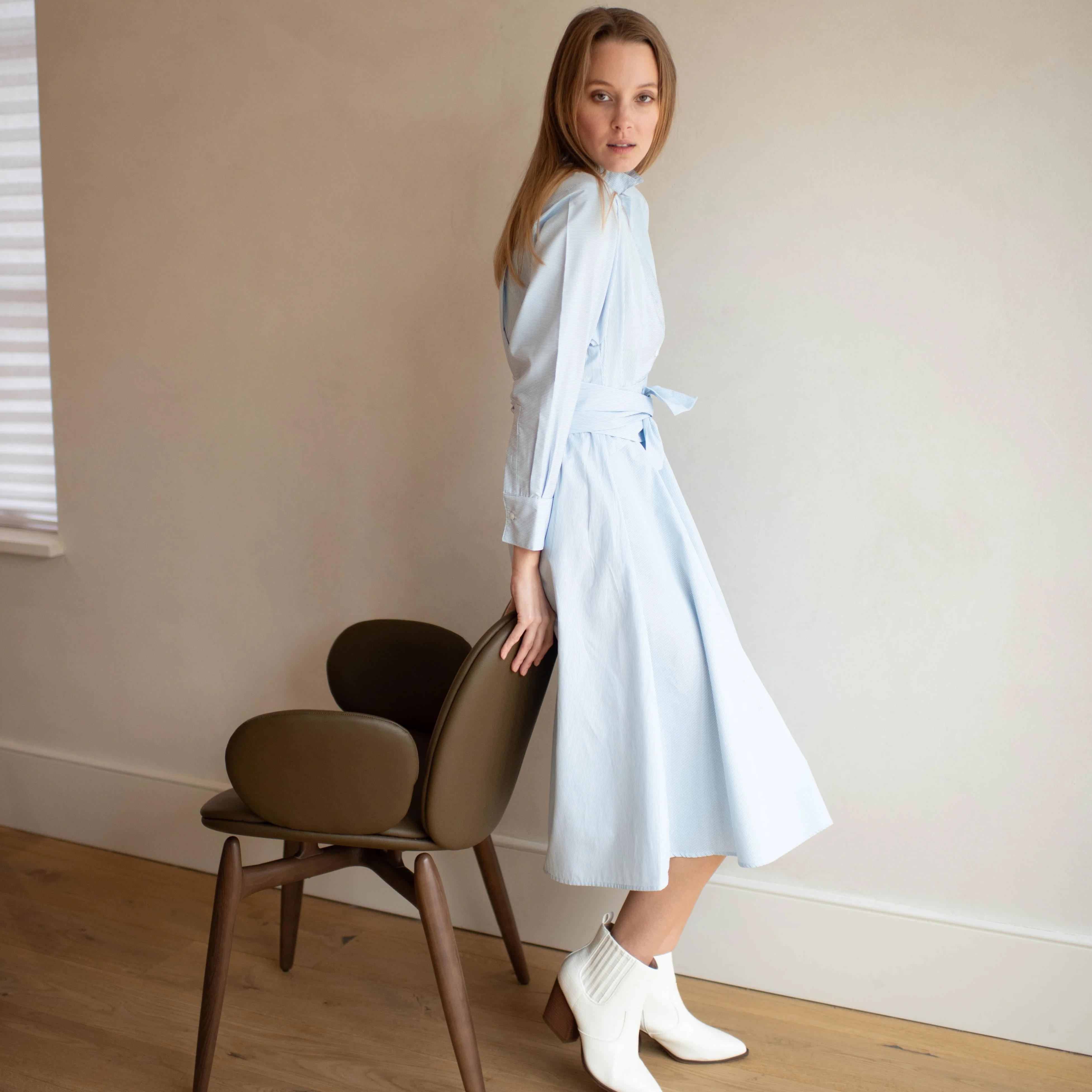 La Ville Dress| Soft Blue [Final Sale] - Image 3