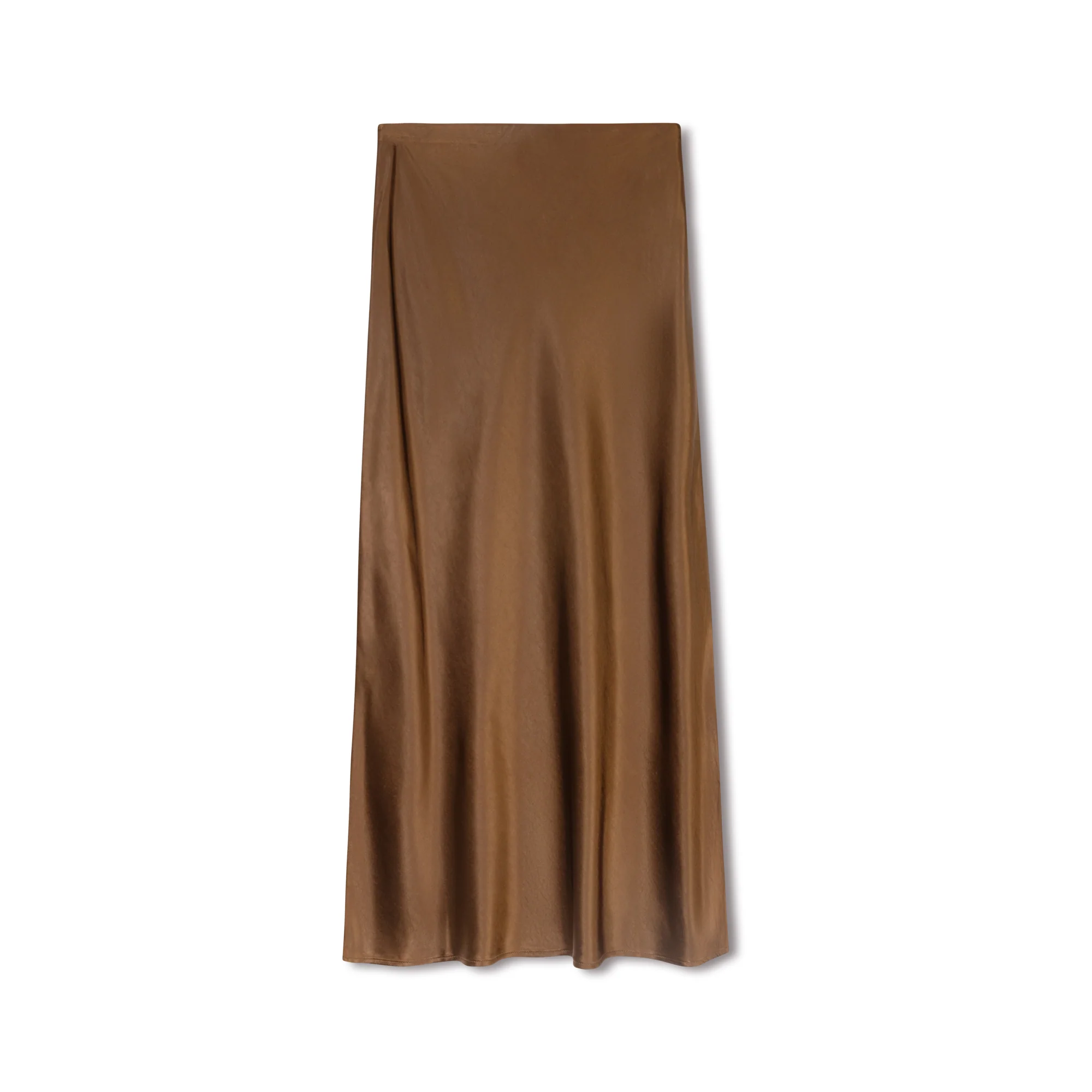 Midi Slip Skirt | Chocolate [Final Sale] - Image 7