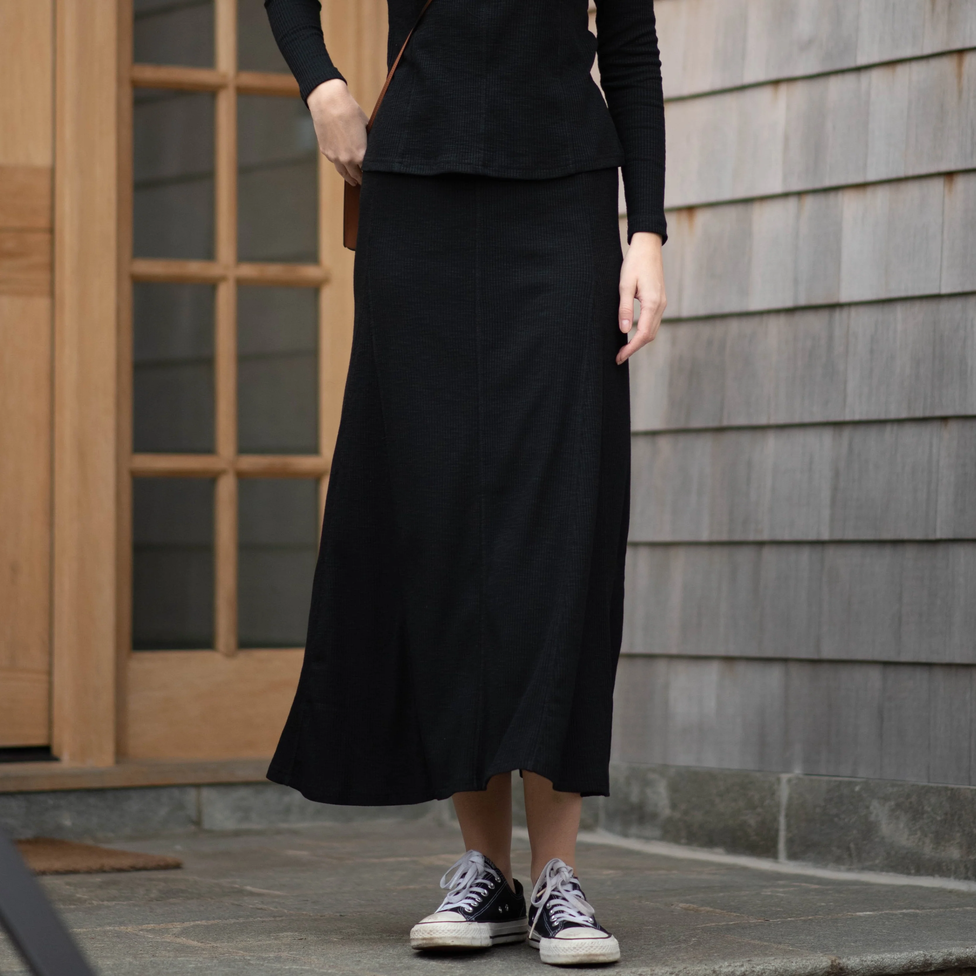 Relaxed Rib Maxi | Black [Final Sale] - Image 3