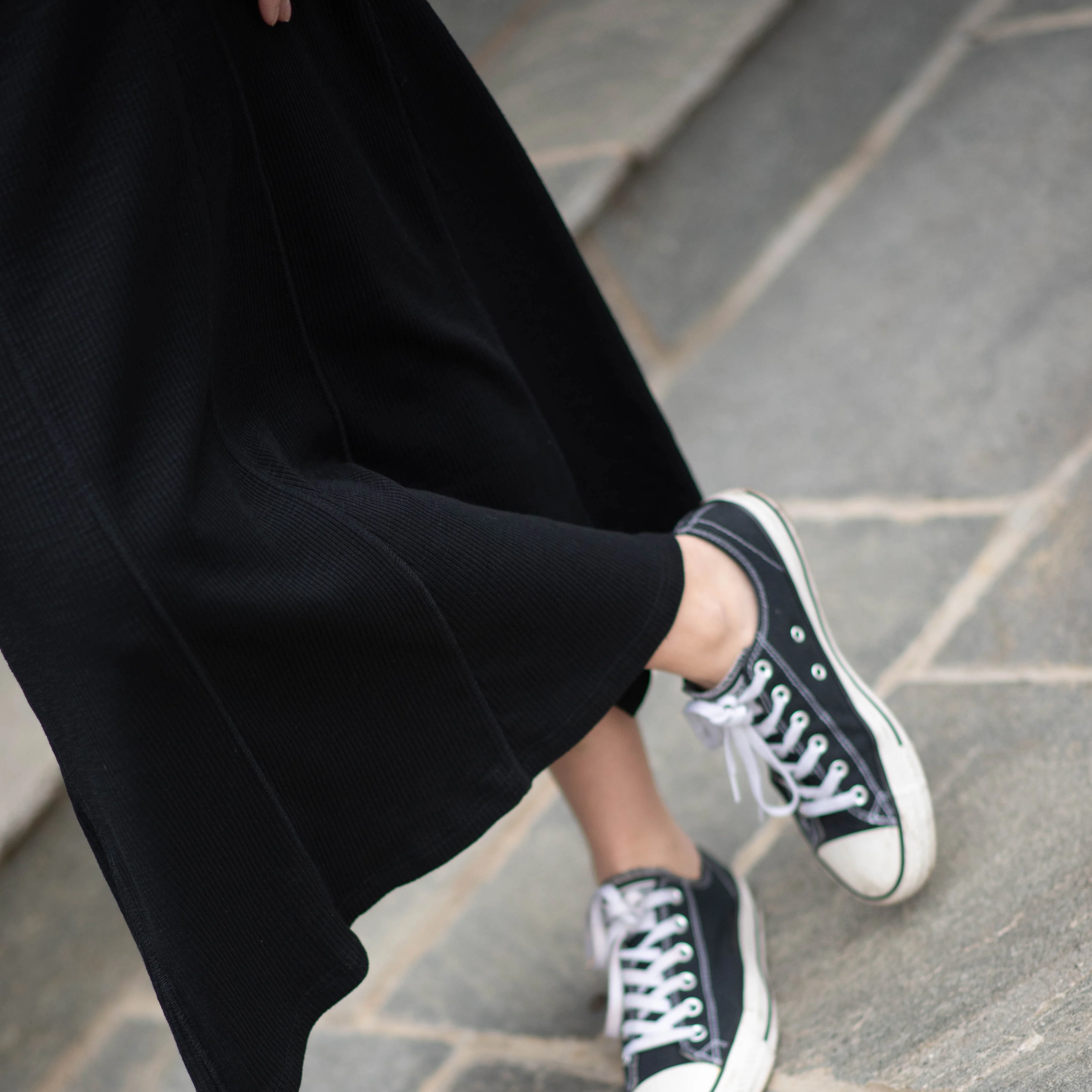 Relaxed Rib Maxi | Black [Final Sale] - Image 6