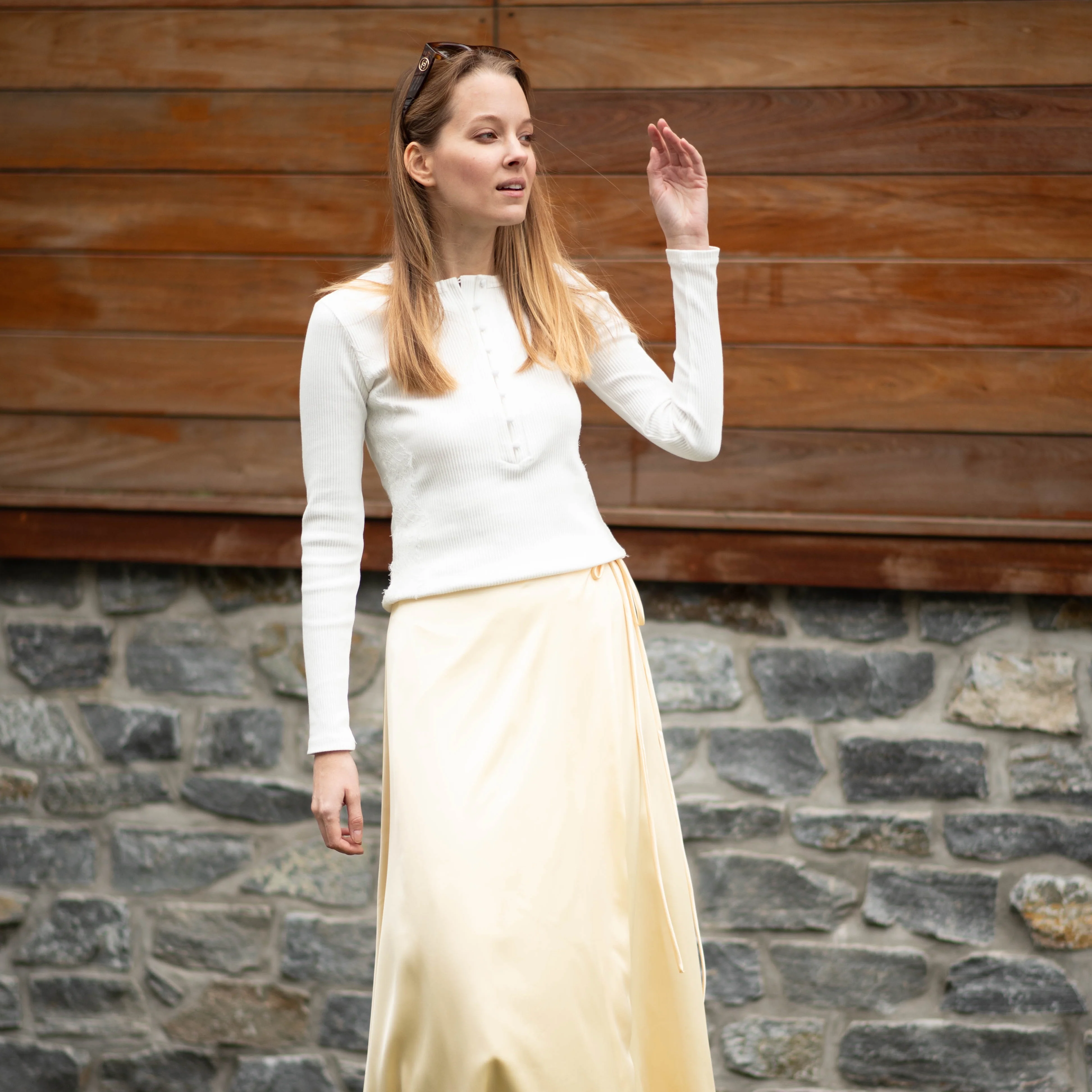 Rib Lace Top | Cream [Final Sale] - Image 3