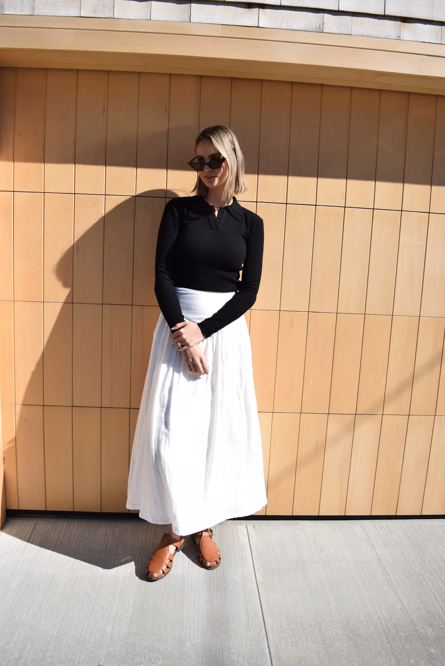 Yoke Linen Maxi | White [Final Sale] - Image 5